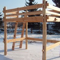 Hochbett Lärche Hochbett Lärche